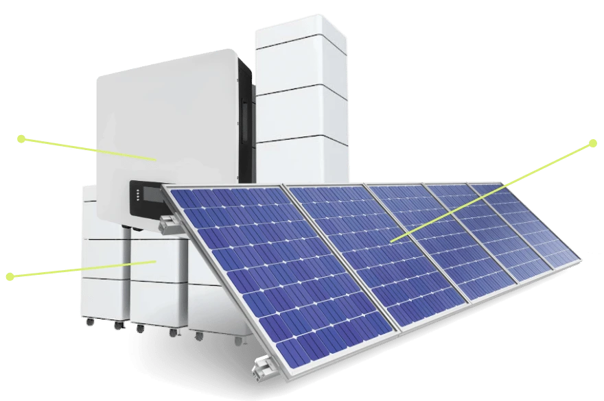 Technologický celek fotovotaické elektrárny Rauche